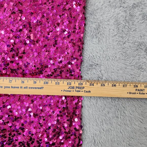 Wild Fable Mini Dress Womens S Pink Sequin With Adjustable Straps & Side Slit - Picture 10 of 16